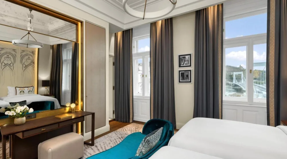 Twin Room with River View at Matild Palace A Luxury Collection Hotel