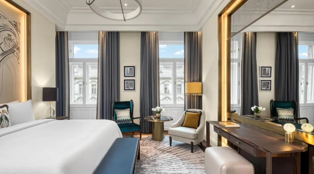 Deluxe King Room with City View at Matild Palace A Luxury Collection Hotel