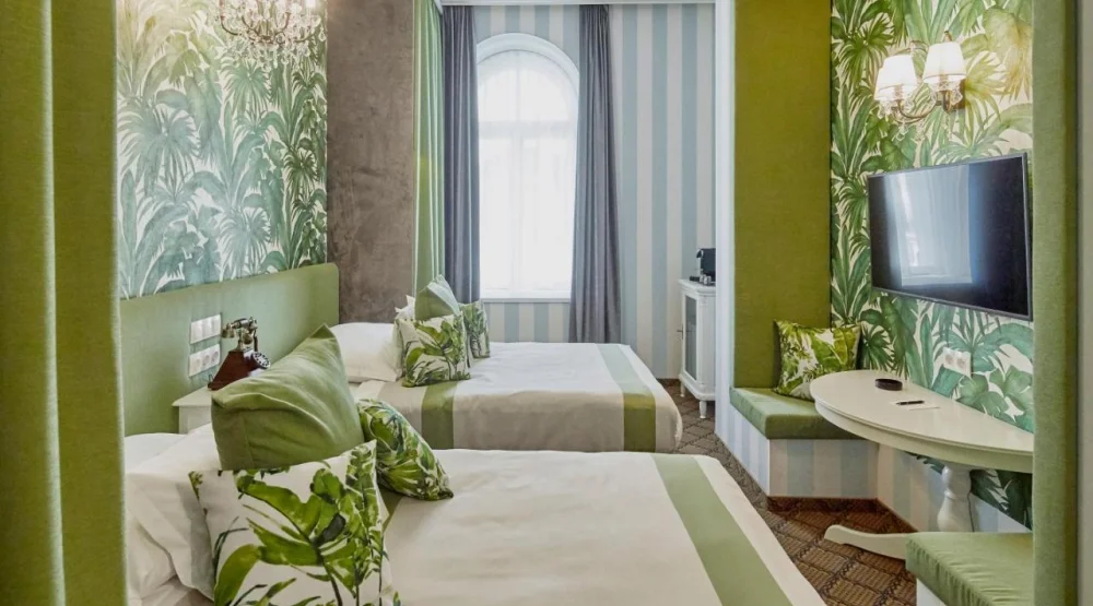 Superior Double Room with Two Double Beds at Mystery Hotel Budapest
