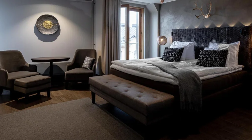 Mystique Deluxe Double - Sauna -  French Balcony at Lapland Hotels Bulevardi