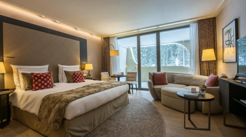 King Room with Balcony at AlpenGold Hotel