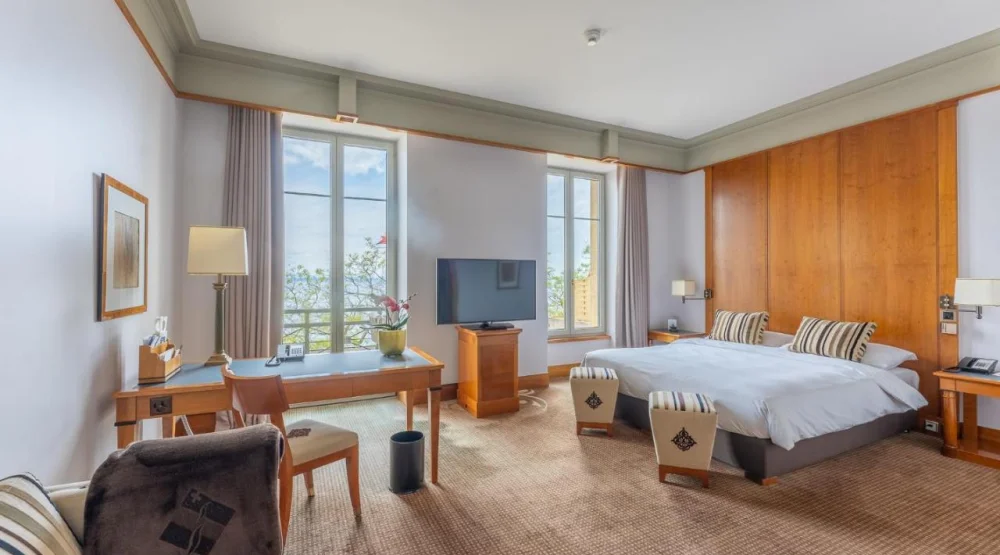 Deluxe Double Room with Balcony at Beau Rivage Hotel Neuchatel