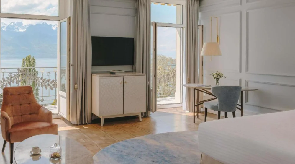 Signature Room with Lake View at Fairmont Le Montreux Palace