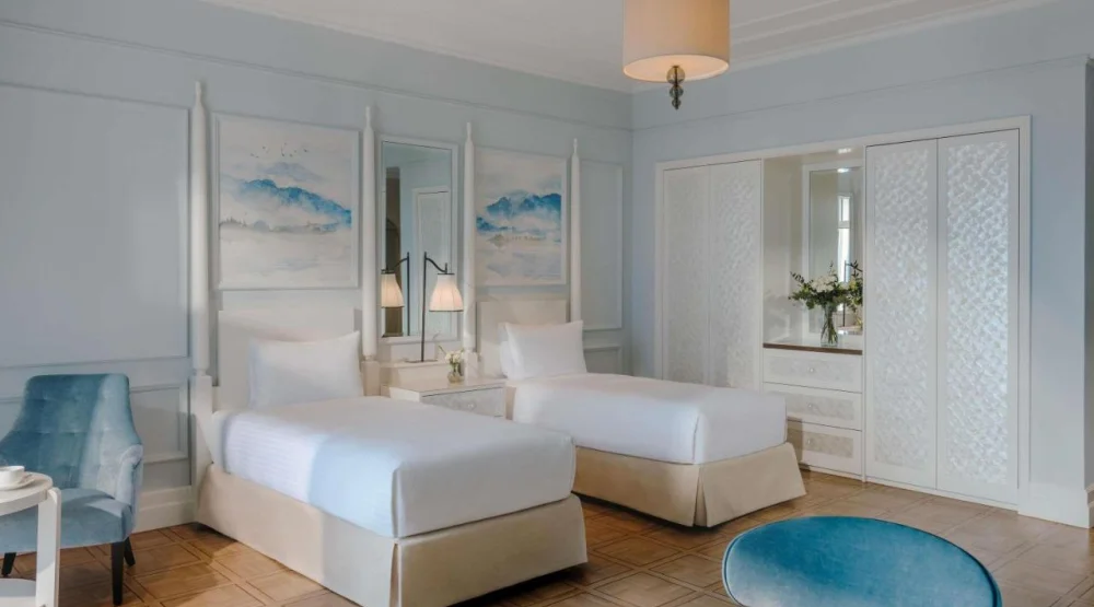 Deluxe Twin Room with Lake View at Fairmont Le Montreux Palace