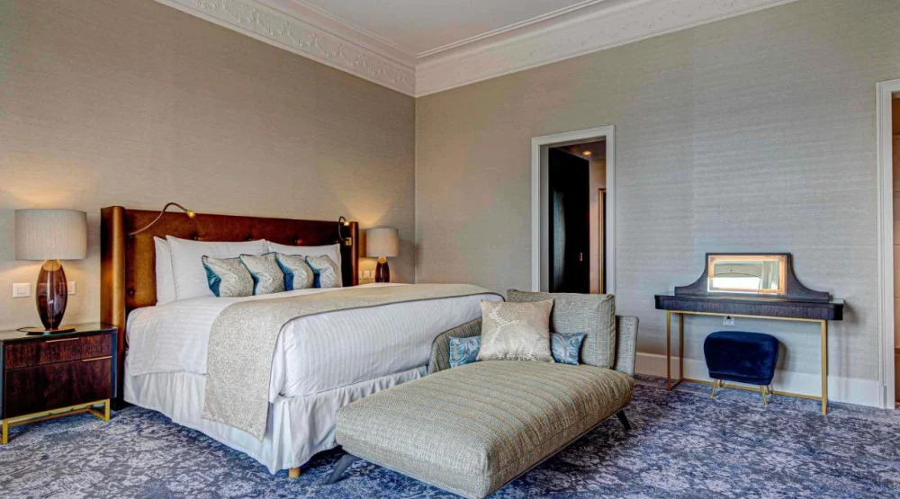 Presidential Suite with Lake View at Fairmont Le Montreux Palace