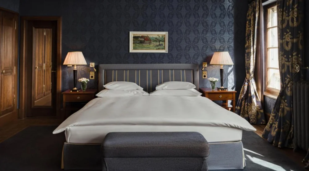 Junior Suite with Riverview at Grand Hotel Les Trois Rois