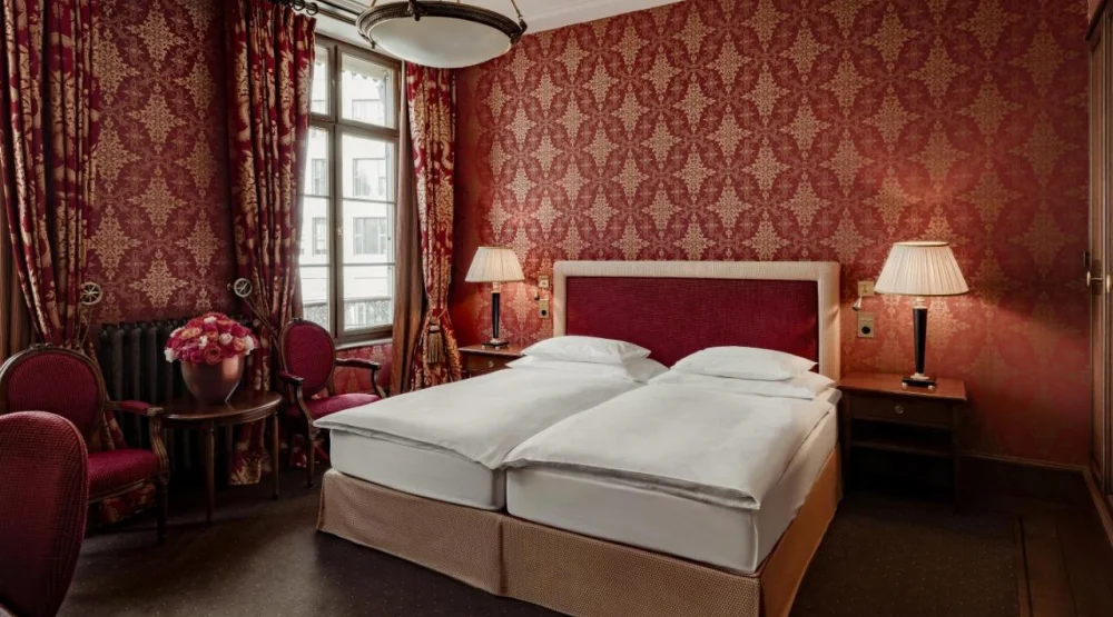 Standard Double Room at Grand Hotel Les Trois Rois