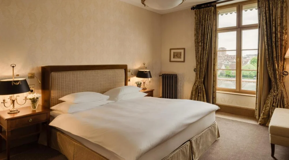 Suite with Balcony at Grand Hotel Les Trois Rois