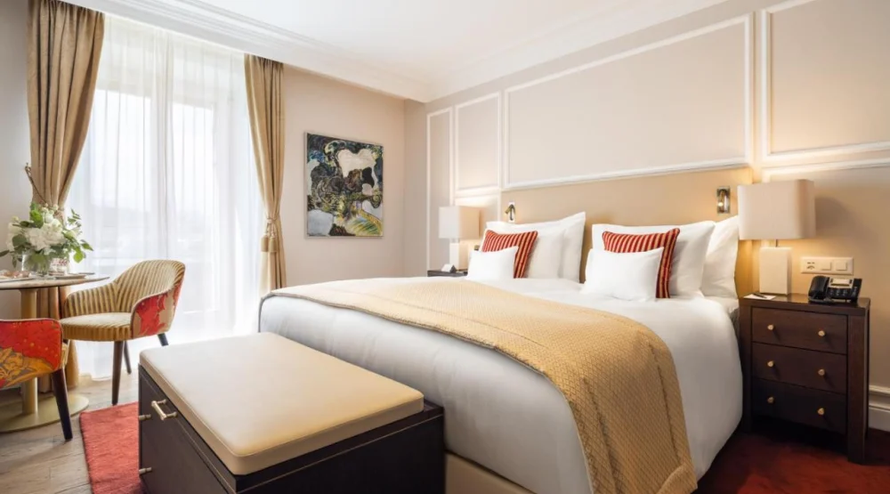 Double Room with View at Grand Hotel National Luzern