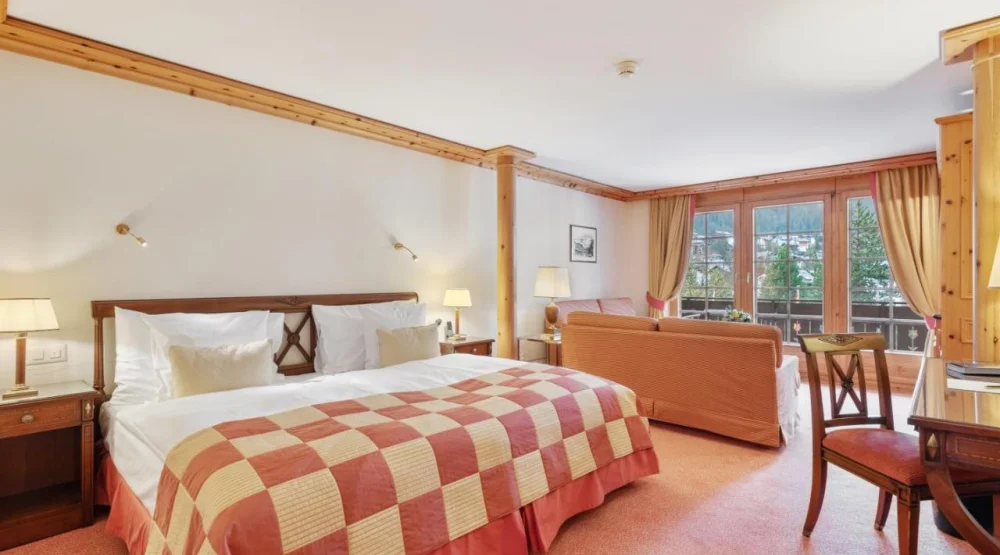 Classic Superior Double Room at Grand Hotel Zermatterhof