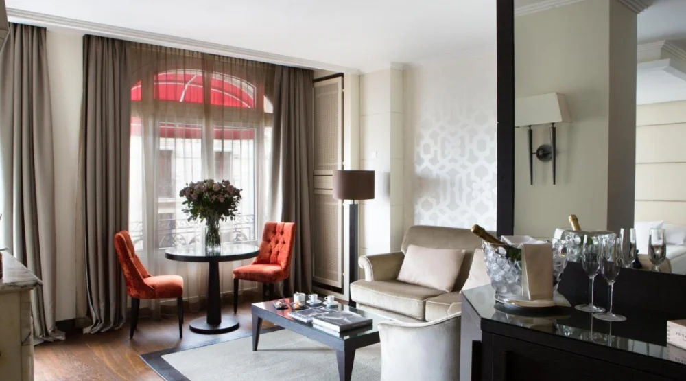 Junior Suite with City View at Lausanne Palace