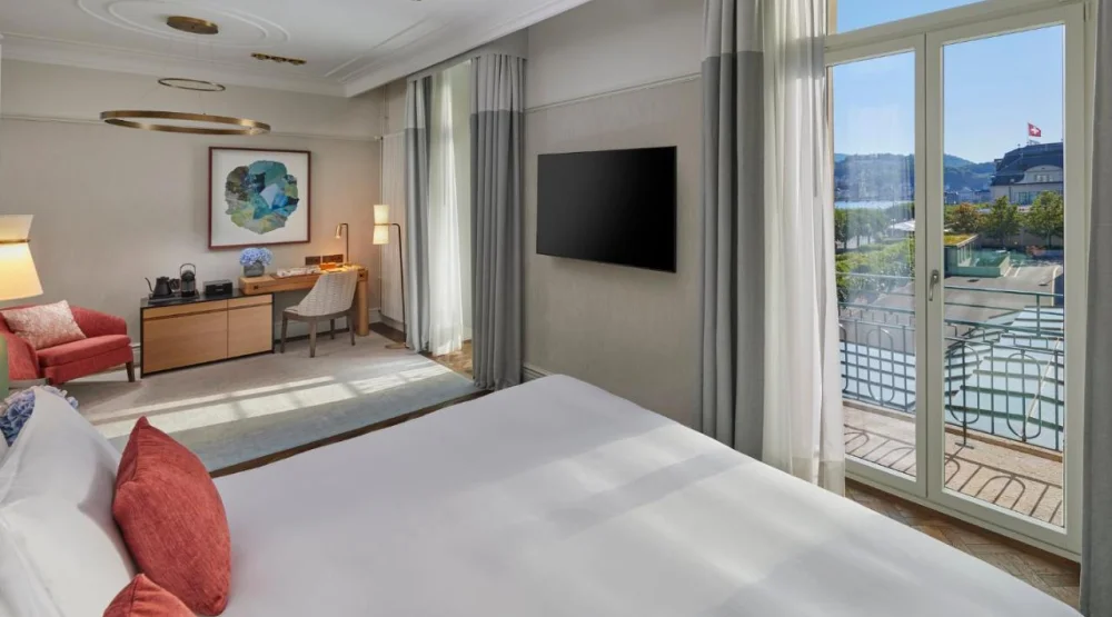 Superior Lake View Room with Balcony at Mandarin Oriental Palace Luzern