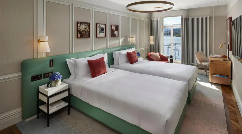 Deluxe Lake View Room at Mandarin Oriental Palace Luzern