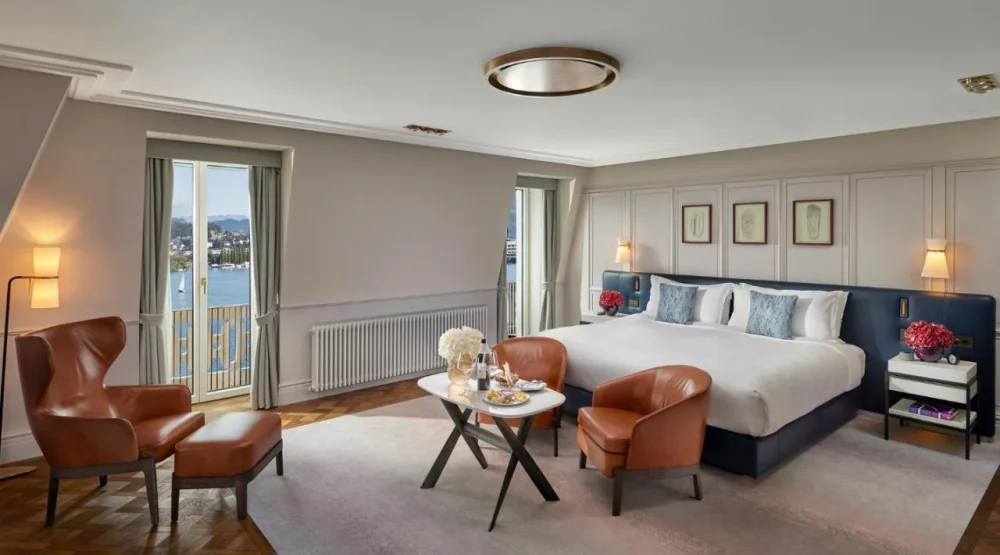Lake View Junior Suite at Mandarin Oriental Palace Luzern