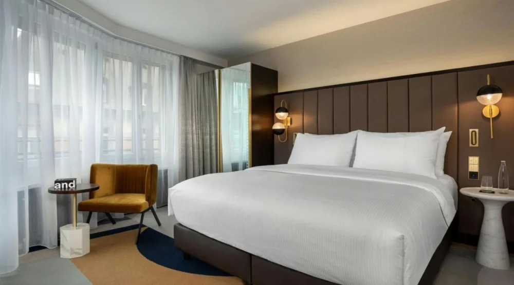 One Bedroom Corner King Suite with Balcony at Neues Schloss Privat Hotel Zurich Autograph Collection