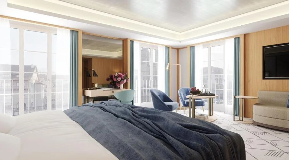 Riverside Panorama Corner Room at Storchen Zurich Lifestyle Boutique Hotel