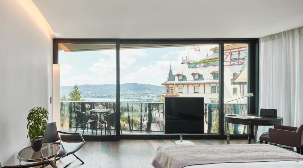 Deluxe Double Room with Balcony at The Dolder Grand