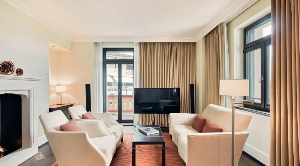 Superior Suite with Balcony and Lake View at The Dolder Grand