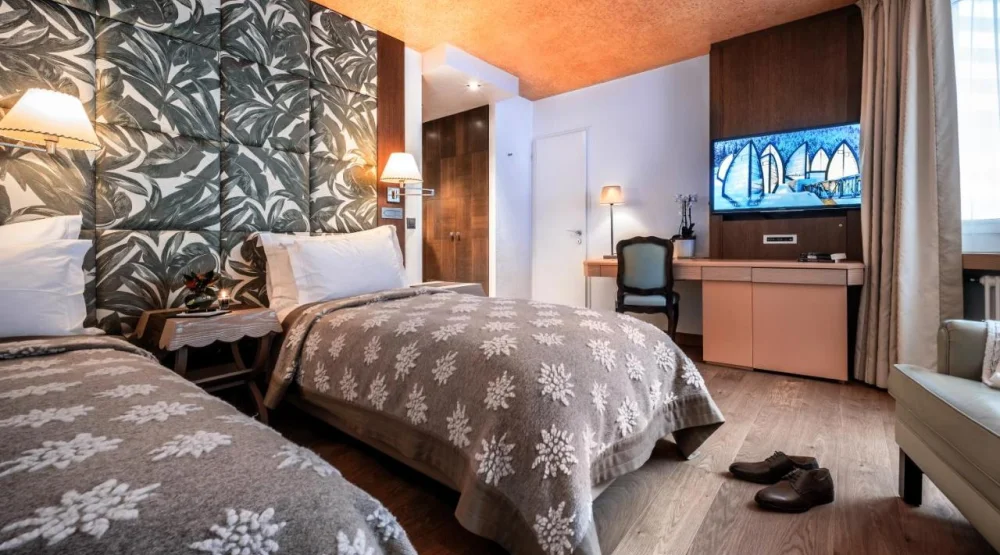 Deluxe Double Room North Facing at Tschuggen Grand