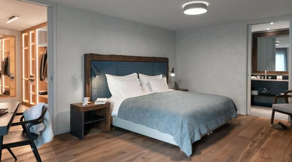 Suite One Bedroom Mountain Loft at Tschuggen Grand