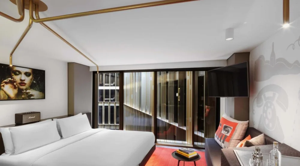 Cozy Exchange, Guest Room, One King, Atrium View at W Amsterdam