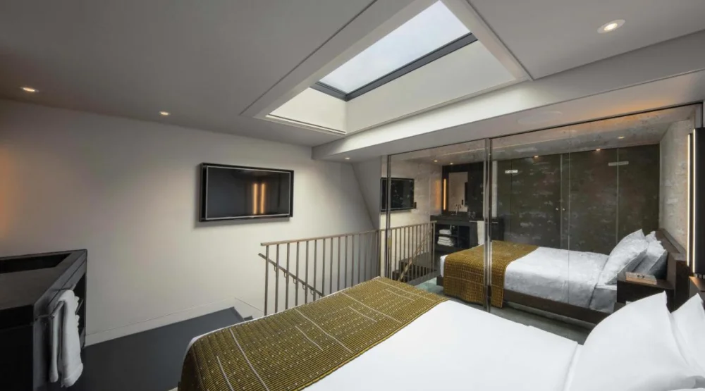 Supreme Suite Bank, One Bedroom Bi-level Loft, in Loft: One King at W Amsterdam