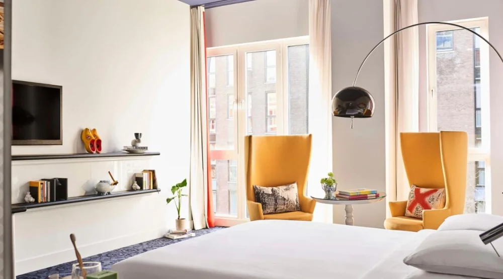 Deluxe King Room with Garden View at Andaz Amsterdam Prinsengracht