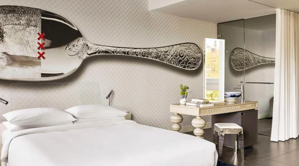 King Room with Garden View at Andaz Amsterdam Prinsengracht