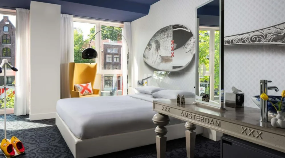 Queen Room with Canal View at Andaz Amsterdam Prinsengracht