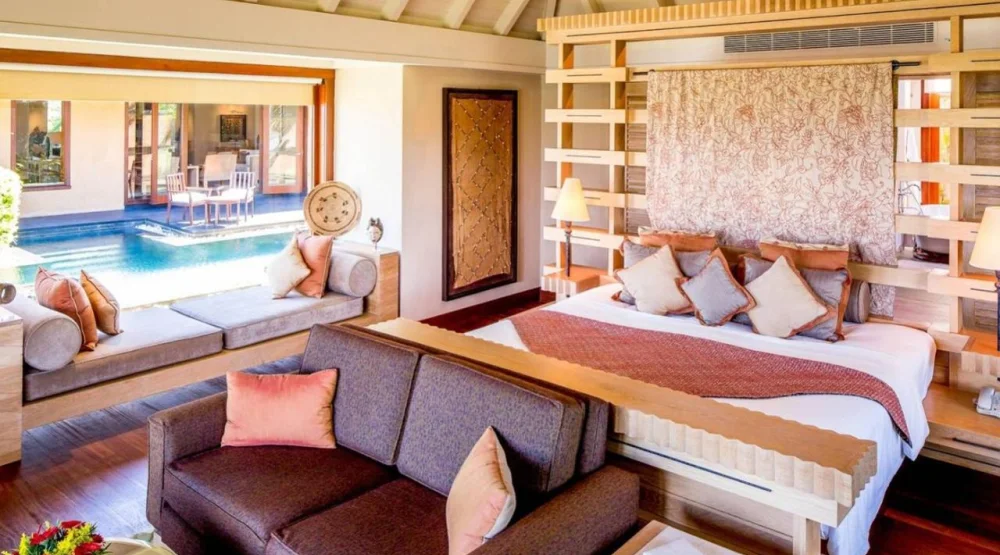 Presidential Ocean View Villa with Private Pool at The Oberoi Beach Resort Mauritius