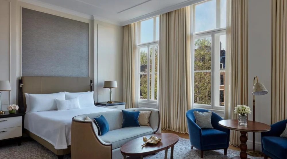 Grand Premier King Room with Canal View at Waldorf Astoria Amsterdam