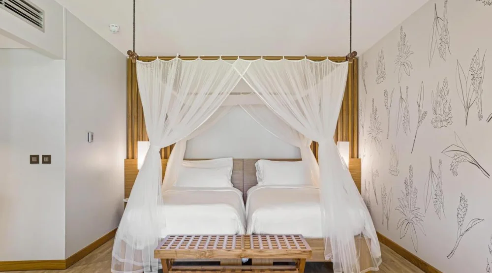 Deluxe Ocean View Twin Room at Kempinski Seychelles Resort