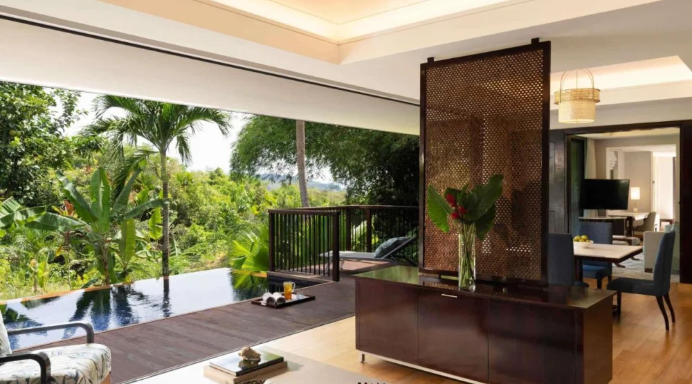 Grand Hillside Pool Villa with Garden View at Raffles Seychelles