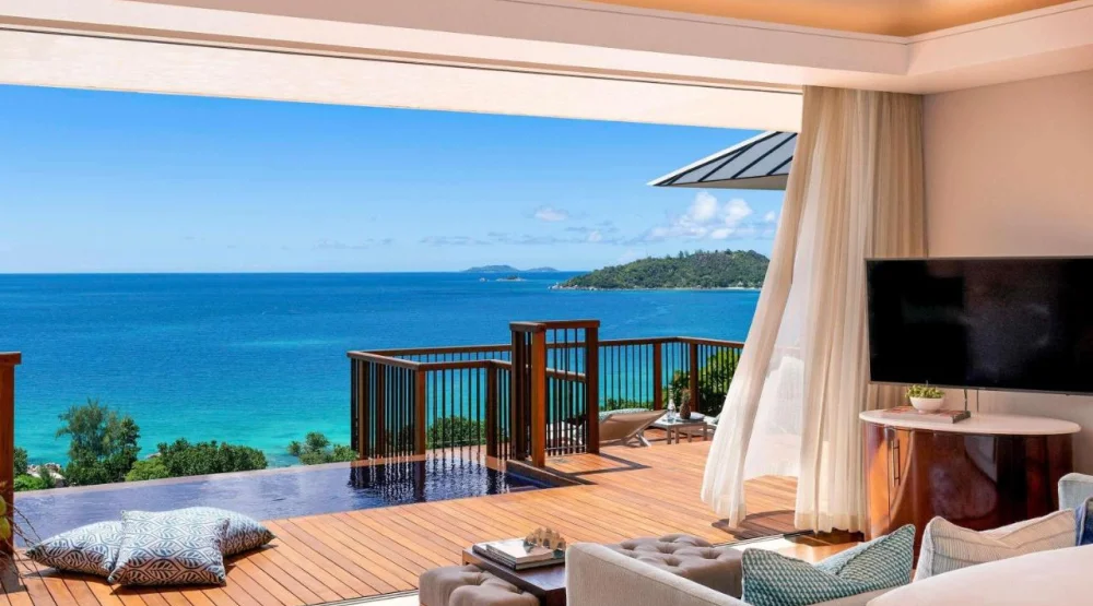 Panoramic Twin Pool Villa at Raffles Seychelles