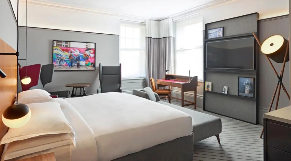 Deluxe King Room at Andaz London Liverpool Street by Hyatt