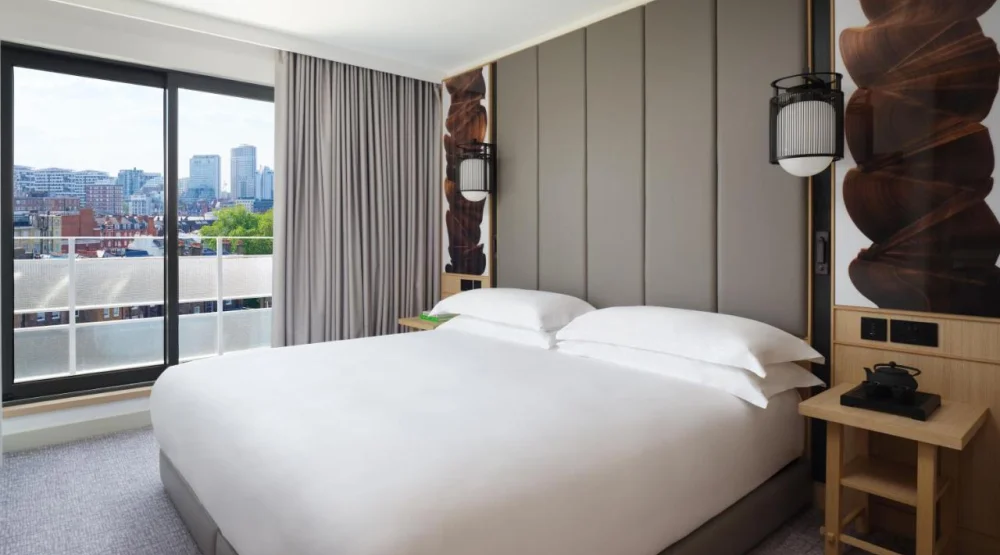 Family Deluxe Balcony Room at Nobu Hotel London Portman Square