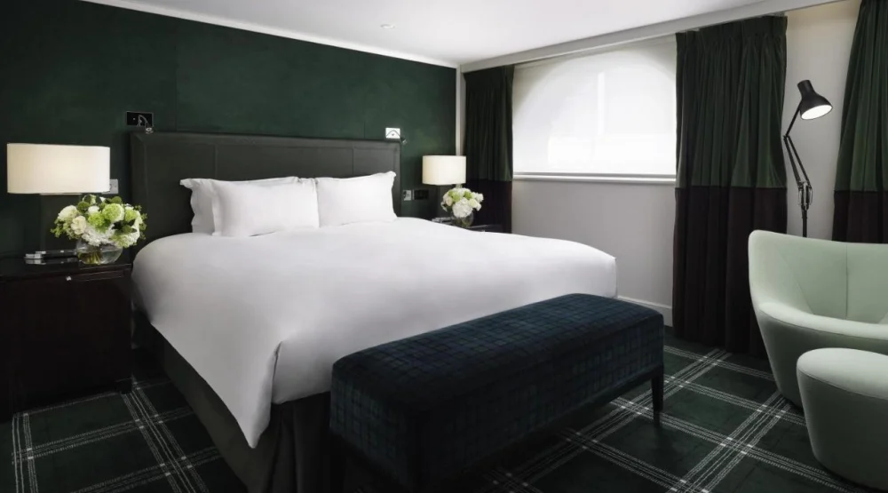 Deluxe King Suite with Separate Living Room with Sofa Bed at Sofitel London St James