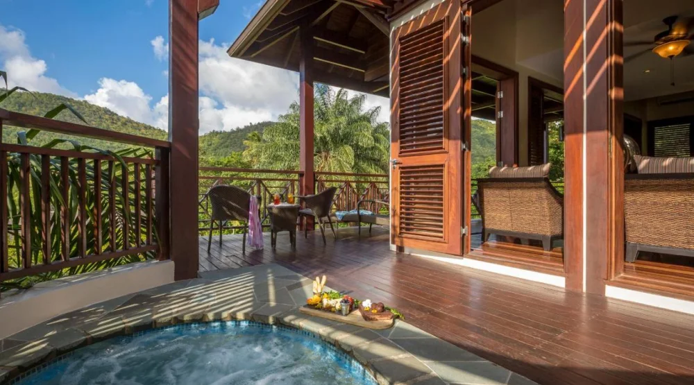 One Bedroom Residence with Plunge Pool at Zoetry Marigot Bay St Lucia