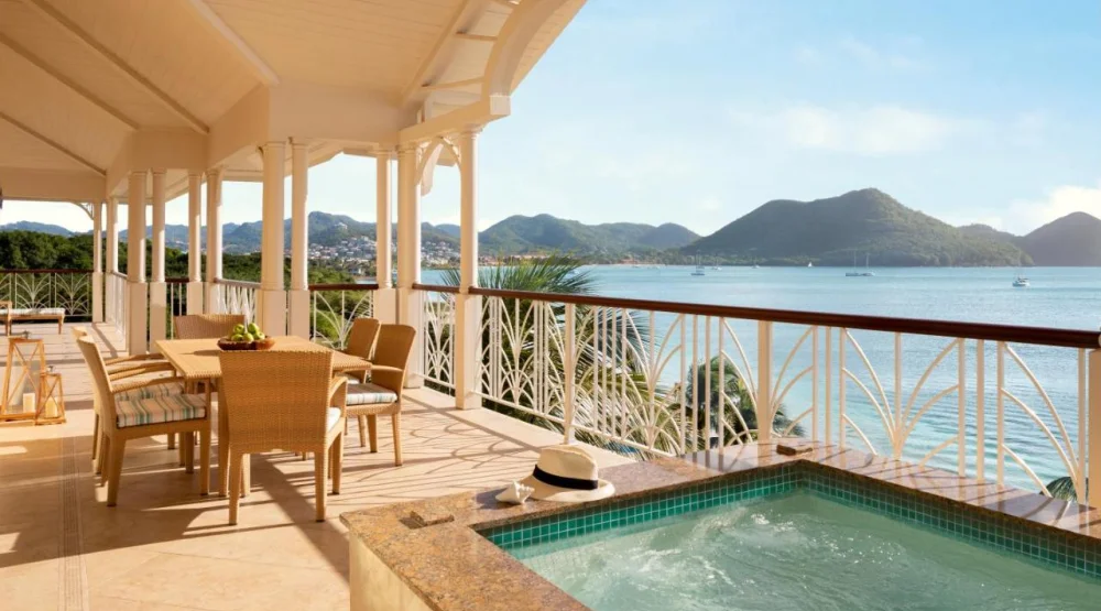 Two Bedroom Villa Butler Beachfront Villa Suite with Plunge Pool at The Landings Resort & Spa