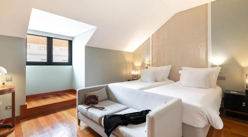 Deluxe Room with King Size Bed  (2 Adults + One Child) at Pousada De Lisboa Praca Do Comercio