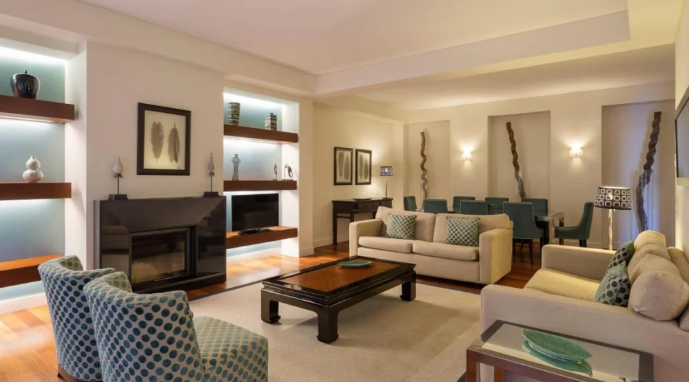 Three Bedroom Residence with Garden View at Sheraton Cascais Resort