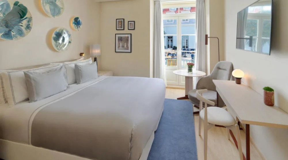 Double Room with Garden View at The One Palacio Da Anunciada