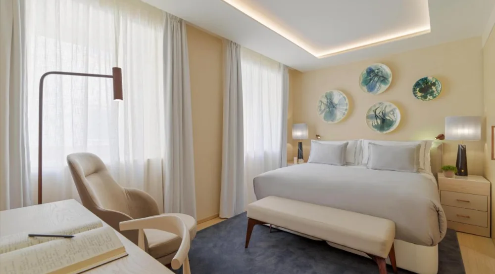 Deluxe Double Room with Garden View at The One Palacio Da Anunciada