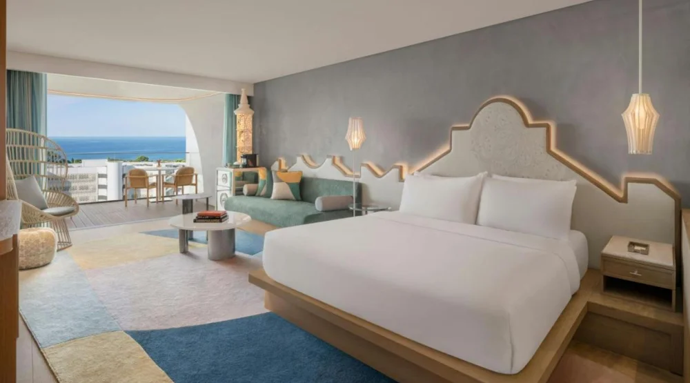 Premier Deluxe Large King Room with Ocean View at W Algarve