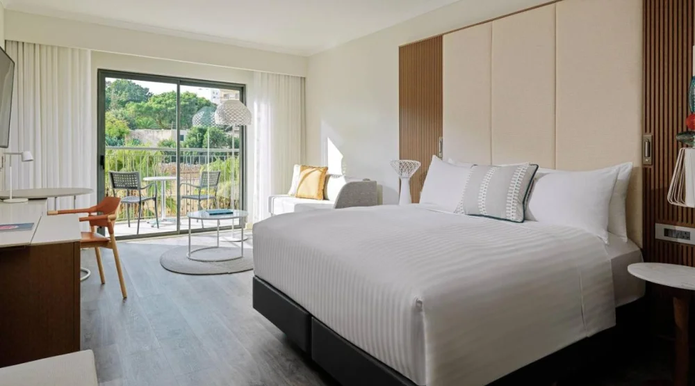 Superior Room,1 King Size Bed, City View with Balcony at Malta Marriott Resort & Spa