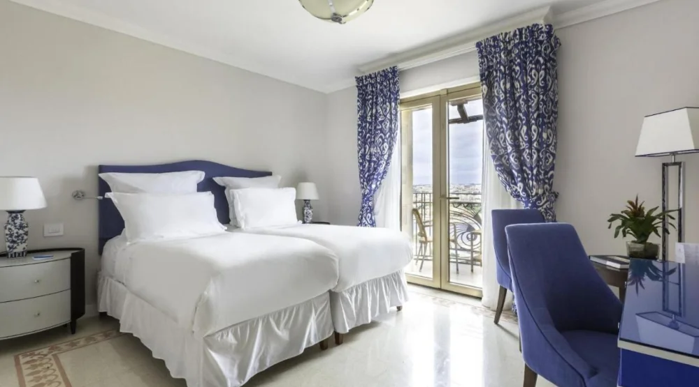 Deluxe Harbour View Twin Room at The Phoenicia Malta