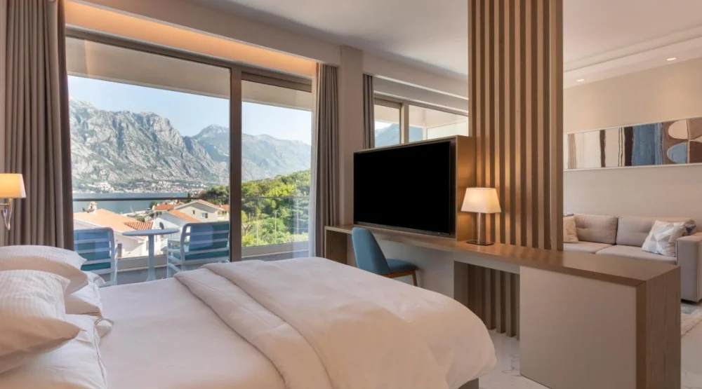 Premium King Room with Sea View at Hyatt Regency Kotor Bay Resort