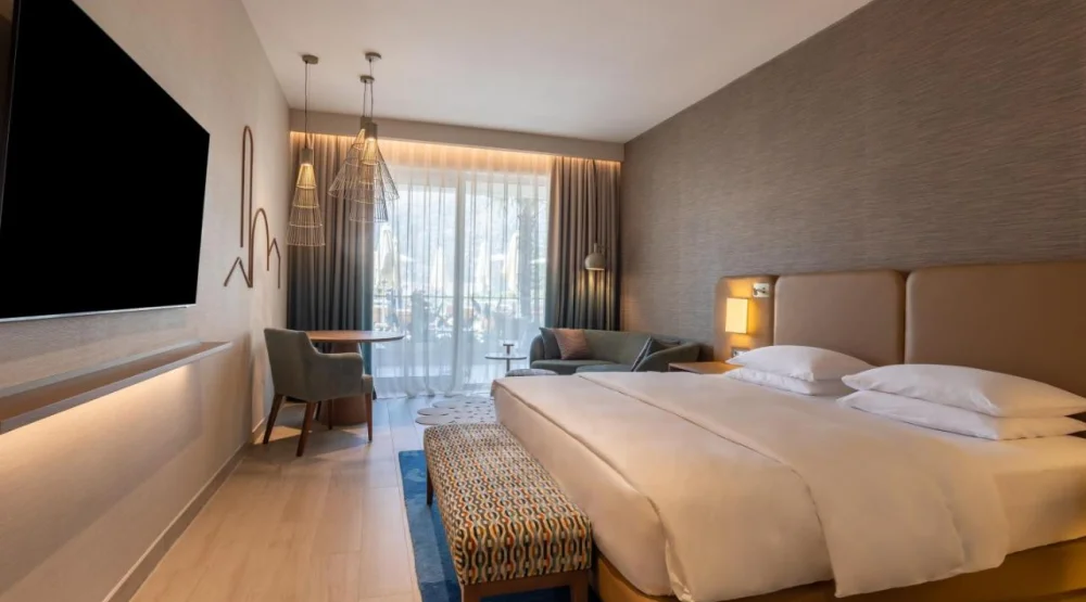 Deluxe King Room with Pool View at Hyatt Regency Kotor Bay Resort