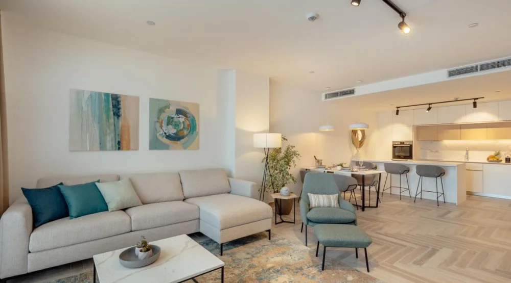 One Bedroom Apartment with Street View at Lazure Hotel & Marina