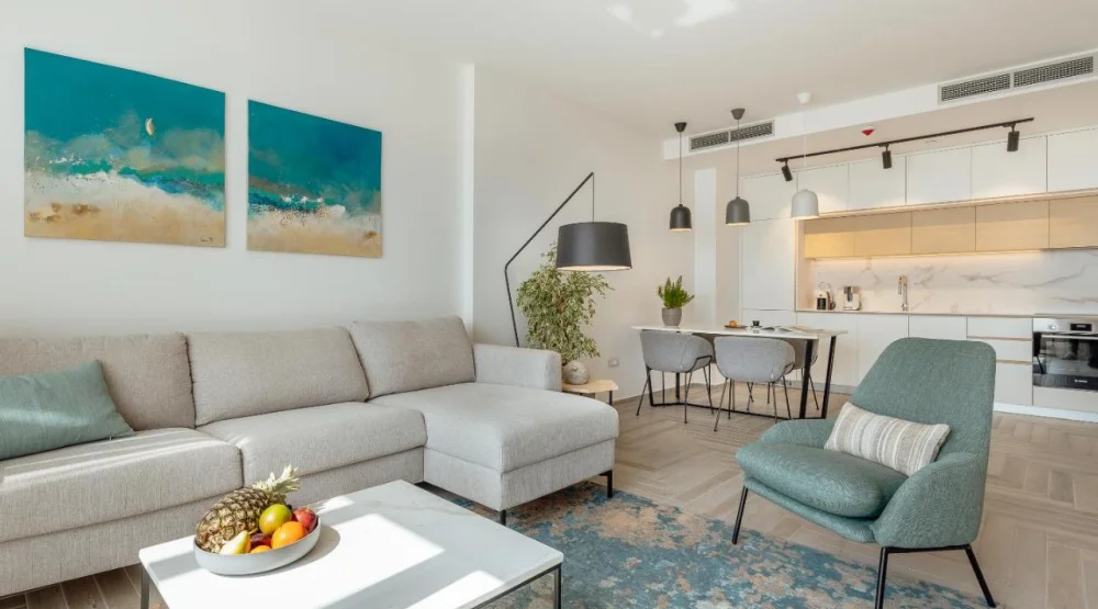 One Bedroom Apartment with Sea View at Lazure Hotel & Marina